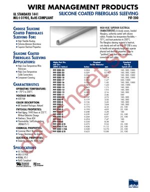 PIF200 4 datasheet  